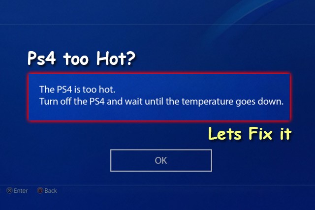 داغ شدن بیش از حد PS4